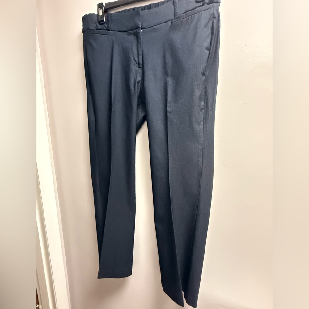 2/$45 on $30 Pants. GUC Lane Bryant Straight Leg Pants Navy Blue Women’s 14S